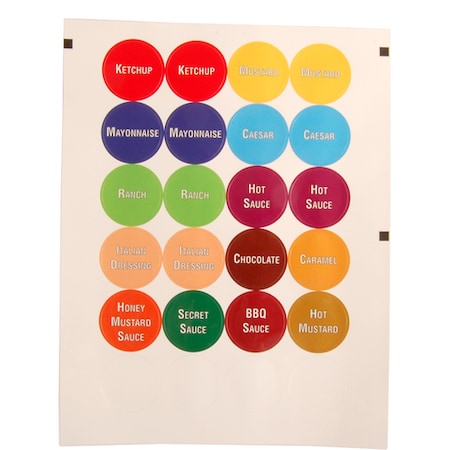 Allpoints Labels, Cap , Fifo, 24/Sheet, 3 Pk 2801772